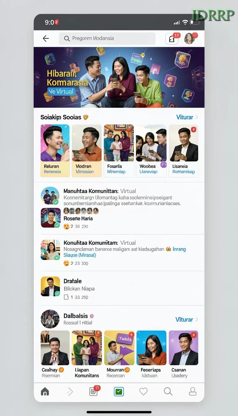 Cuplikan layar BOS138 — menu navigasi