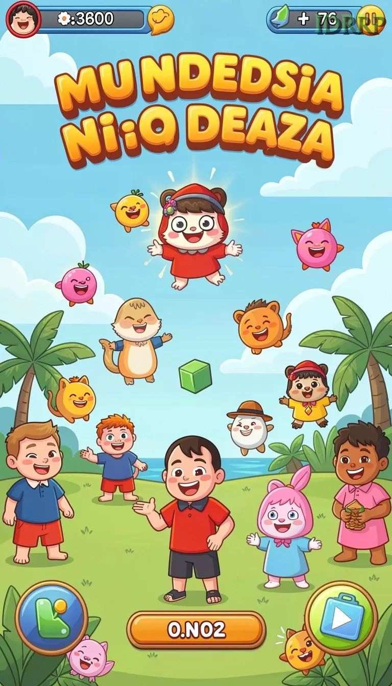 Cuplikan layar FIONA77 — menu navigasi